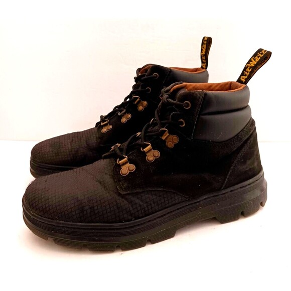 Dr Martens Rakim Utility Chukka Hiking Boot Blk Tough Synthetic Blk Suede 11M